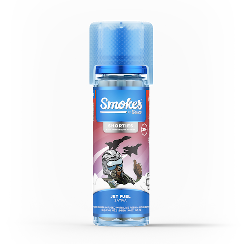 Sauce Essentials: Smokes Infused Preroll 5 Pack - Jet Fuel (Sativa) 3g | Leafly