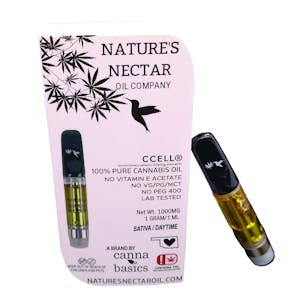 Photo of NATURE'S NECTAR Oil Cartridge - SATIVA - DAYTIME