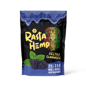 Photo of Rasta Hemp | Blue Raspberry Gummies | 250MG | 10 Pack