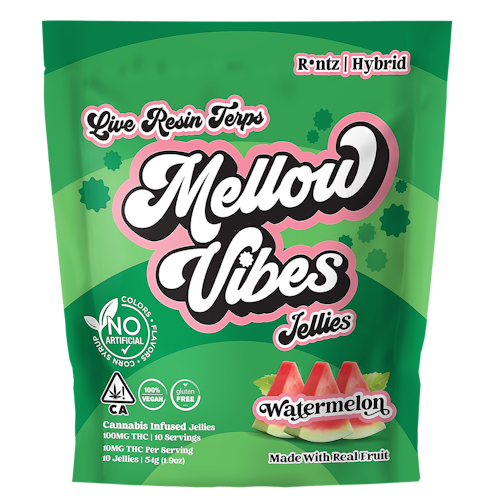 Mellow Vibes: Mellow Vibes Watermelon 10 Pack 100mg | Leafly