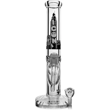 Photo of 14" Heavy 9mm Straight Tube Bong, by ICON Glass