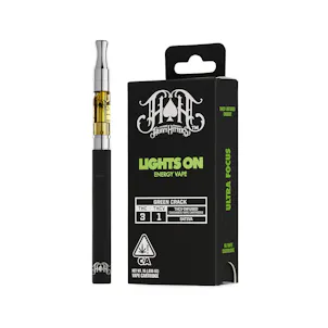 Photo of Green Crack | Sativa - Lights On THCV Energy - 1G Vape Cartridge