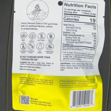 Photo of Sherpa Lemon Gummies (120MG THC)