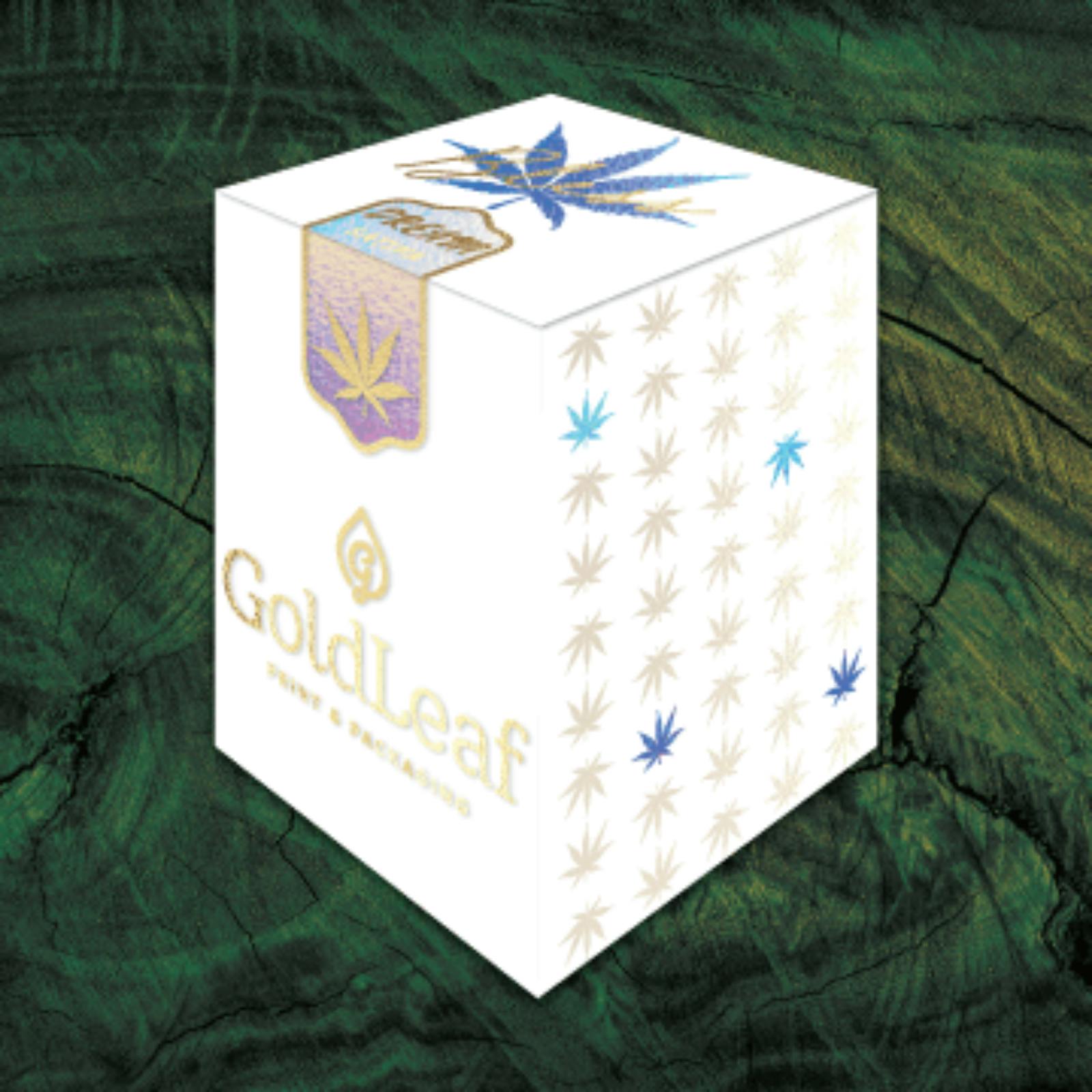 Gold Leaf Print & Packaging Custom Flower Jar Box Leafly