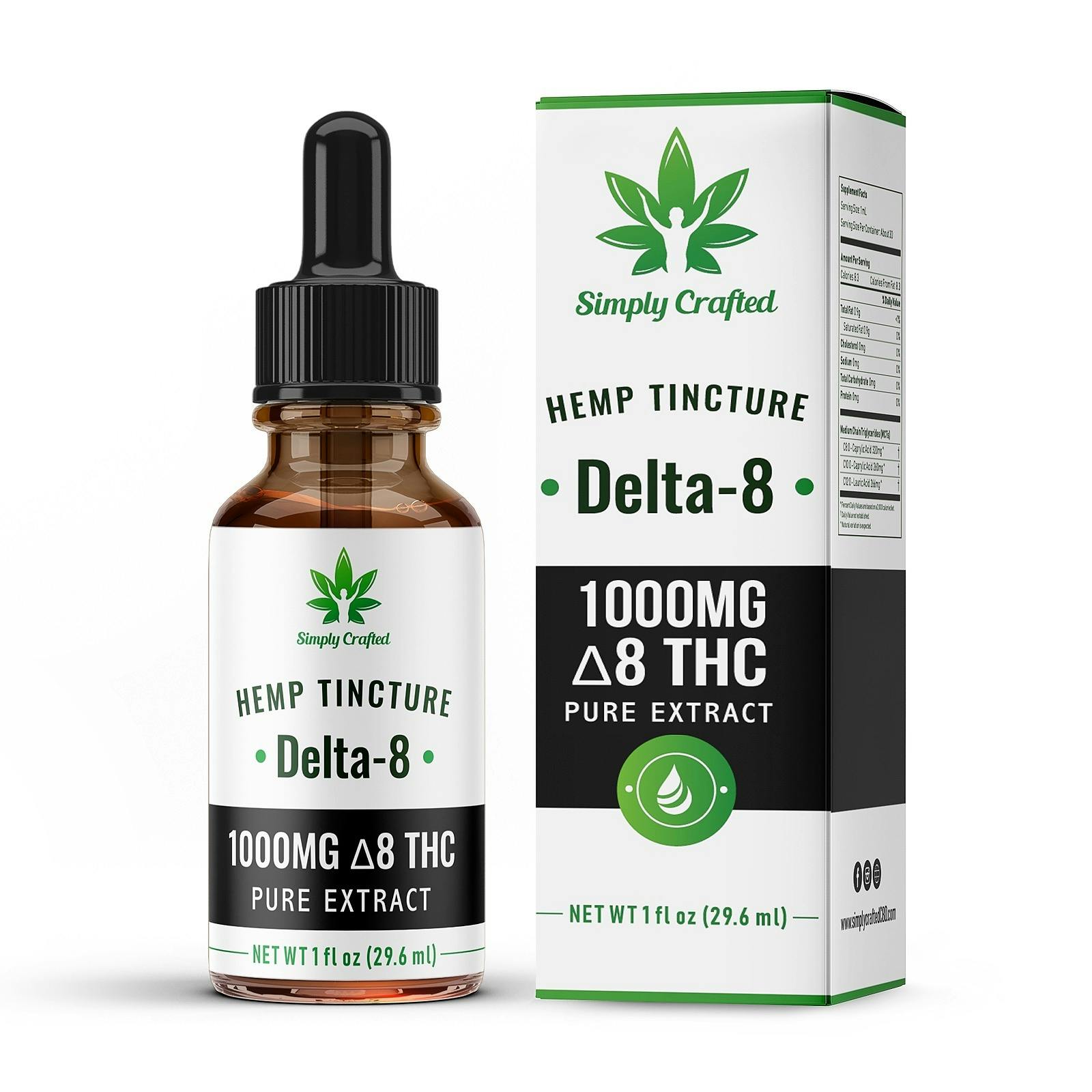 Simply Crafted Free Shipping Save 25 With Code Leafly Organic Delta 8 Thc Tincture 4902