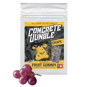 Photo of 100mg Live Resin Fruit Gummy - Grape (Sativa)