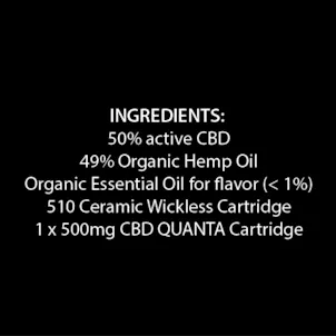 Photo of Quanta CBD Vape Pen - Tropical Breeze (500 mg)