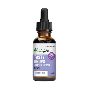 Photo of Tasty Drops Hemp Oil Tincture (1oz, 500mg CBD)