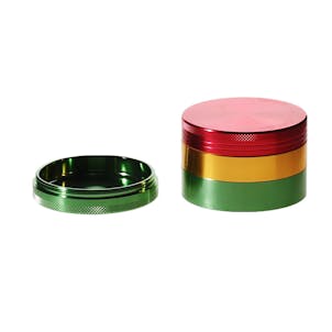 Photo of 4pc Chromium Crusher Precision Grinder Rasta - 2 1/2"