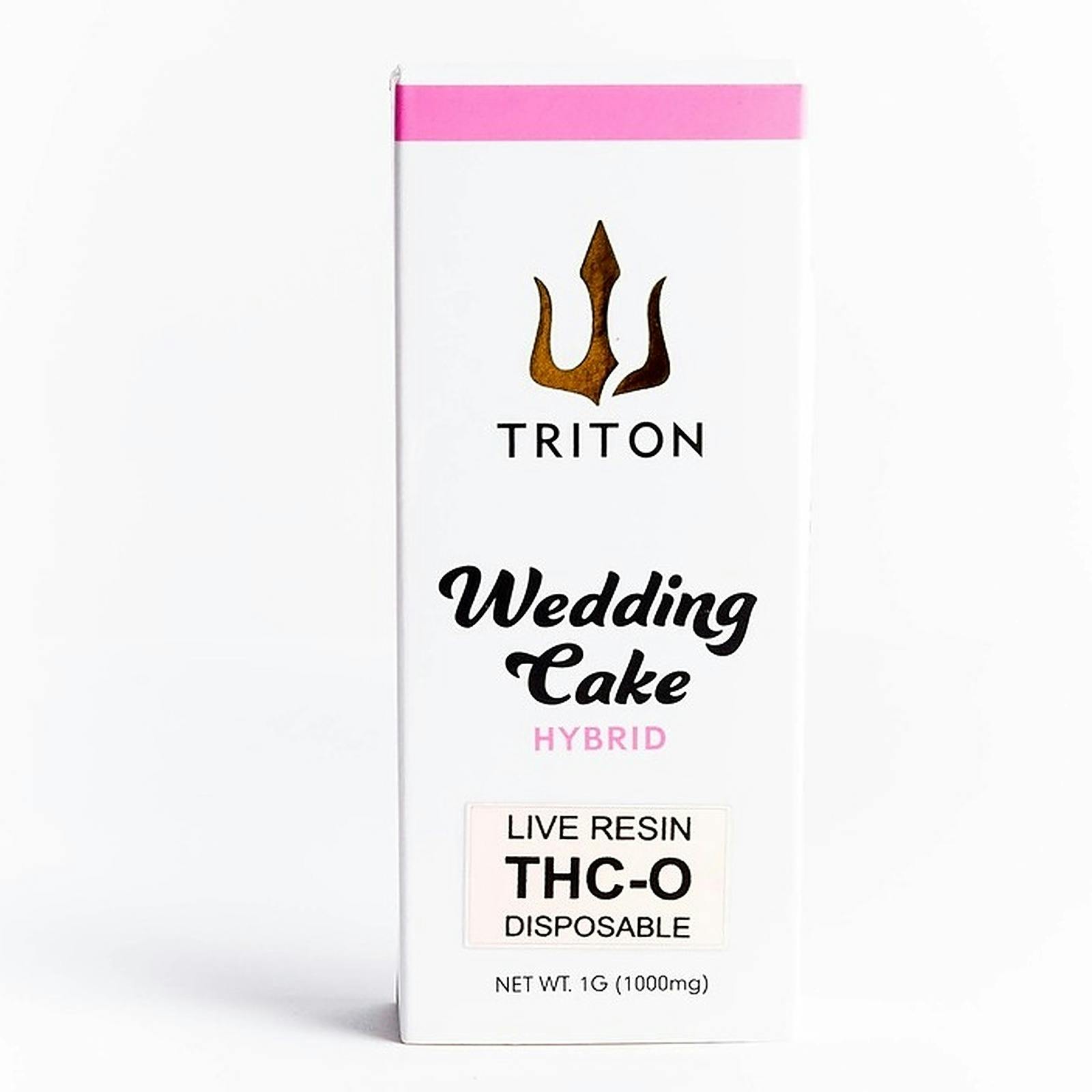 Triton THCO Wedding Cake Disposables 1 Gram Leafly