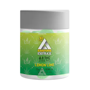 Photo of Lemon Lime Delta 8 THC Gummies 2,000mg