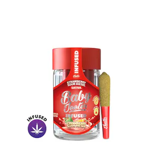 Photo of Strawberry Sour Diesel - Baby Jeeter Infused 5 Pack 2.5G