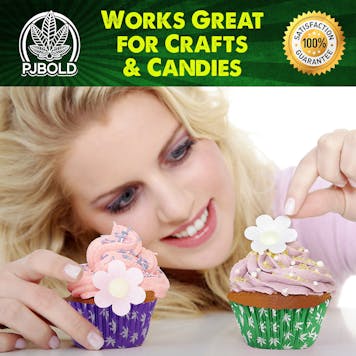 Photo of Marijuana Leaf Foil Cupcake Liner - Green