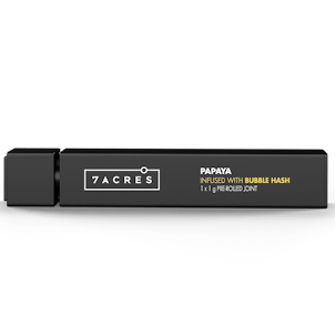 Photo of Papaya Bubble Hash Infused Pre-Roll 1x1g