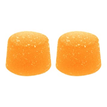 Photo of Peach Mango Soft Chews - 2 Pk 2x 5mg THC and 5 mg CBD Net Weight 10 g