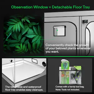 Photo of VIVOSUN Advanced Upgraded Gray Grow Tent