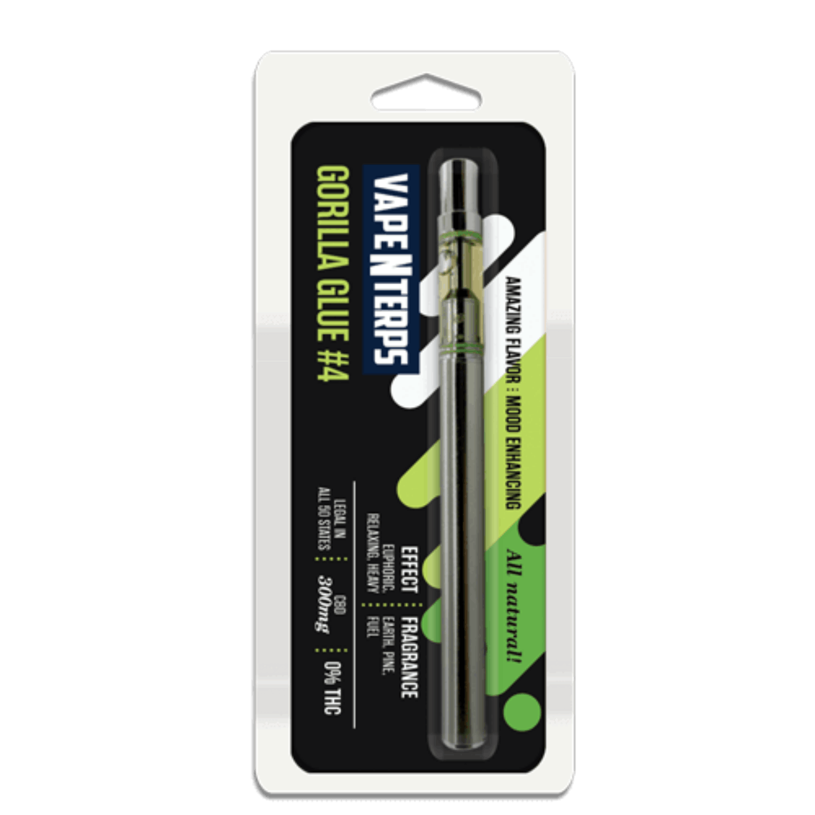 VapeNterps 300mg CBD Original Glue Vape Pen Leafly