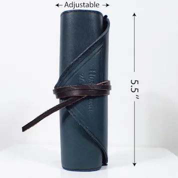 Photo of "Deep Forest Green" Leather Pouch / Case