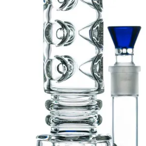 Photo of "Fire Cut Inset to Donut" Perc Big Bong