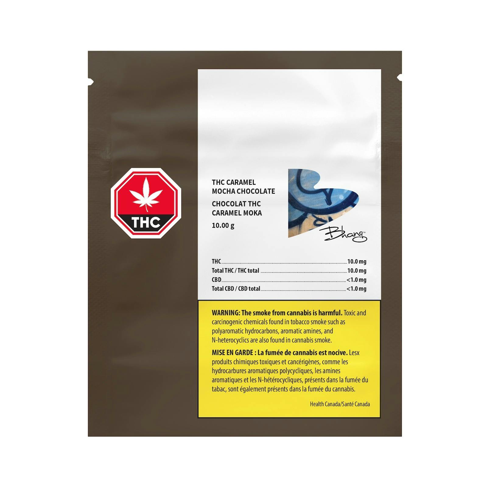 Bhang Canada THC Caramel Mocha Milk Chocolate Leafly