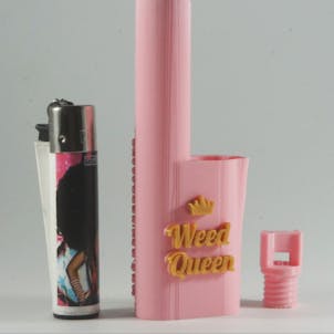 Photo of Terrapin "Weed Queen" Lighter and Blunt Travel Case *Customizable