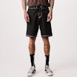 Product image for Afends Mens Surf Related - THC Essentials - Hemp Fixed Waist Boardshorts - Black