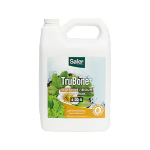 Photo of TruBone+ (6-20-0) Hydroponic Nutrient Fertilizer Liquid Concentrate - 1 gallon By Safer® Brand