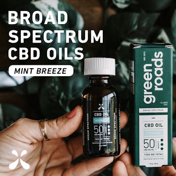Photo of Hemp CBD Oil - Full Spectrum - 1500 MG - 50mg - Original Flavor - Green Roads™ - Buy Online Today !