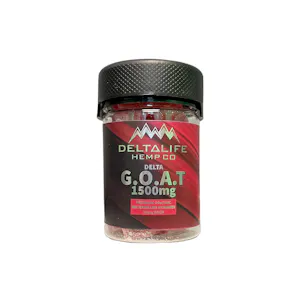 Photo of Delta G.O.A.T Delta 9o/HHC Gummies 1500mg