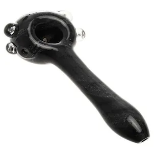 Photo of "Starry Night Dichro" Glass Hand Pipe with Opals