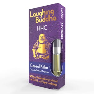 Photo of Laughing Buddha HHC 1ml vape cartridge - Cereal Killer