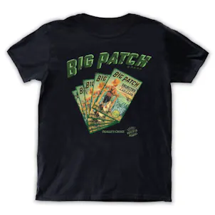 Photo of BIG PATCH, CALIFORNIA WAVE, UNISEX CREW NECK TEE
