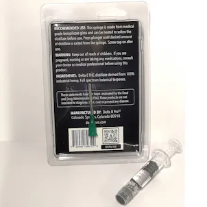 Photo of 1ml Delta 8 THC Distillate Syringe Gelato