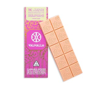 Photo of Strawberry Cheesecake White Chocolate 100mg Bar