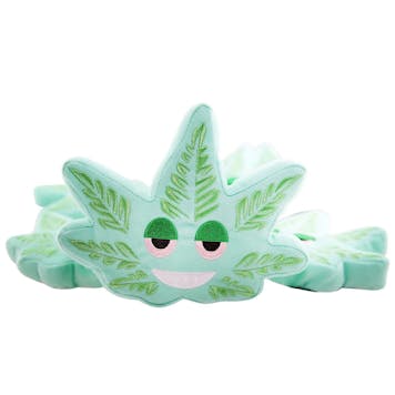 Photo of PrideBites Indestructible Weed Leaf Dog Toy