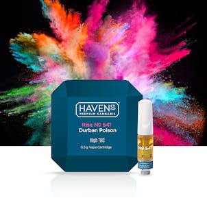 Photo of Haven St. Rise No. 541 Durban Poison Vape Cartridge