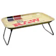 Product image for Raw XXL Metal Dinner/Rolling Tray w. Foldable Legs (20” x 15”)