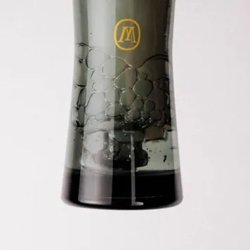Photo of 4.5" Smoked Glass Bubbler | Marley Natural