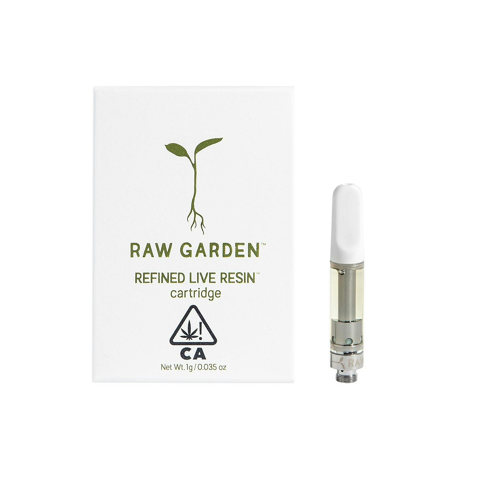 Raw Garden Gaviota Mist Refined Live Resin Cartridge 1g Leafly