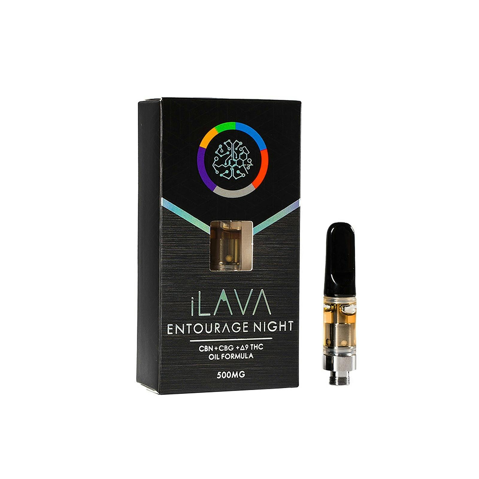iLAVA iLAVA Entourage NIGHT Cartridge 500mg Wedding Cake [CBN + CBG