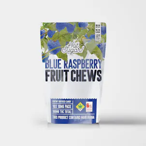 Photo of Blue Raspberry Fruit Chews 100mg 10-pack