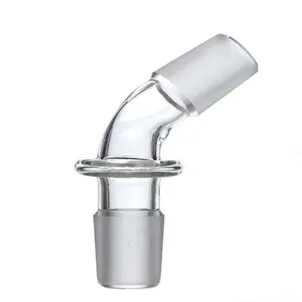 Photo of 45˚ Male to Male Glass Adapter