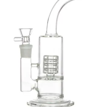 Photo of 10" Bent Neck Direct Inject Water Pipe with Stereo Perc