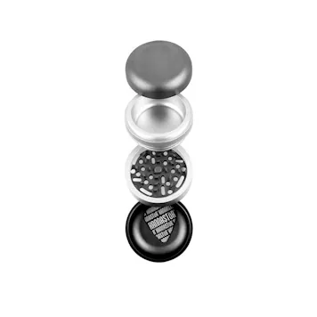 Photo of Kannastör® GR8TR® V2 Series Grinder in Matte Silver (Easy Change Screen/Chamber not included)