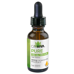 Photo of CANVIVA - PURE CBD Oil Tincture 1500mg