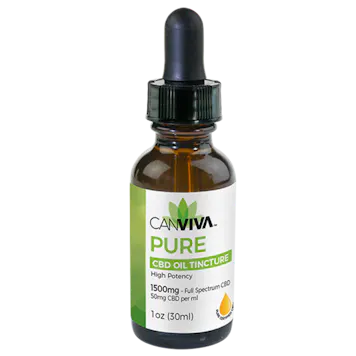 Photo of CANVIVA - PURE CBD Oil Tincture 1500mg