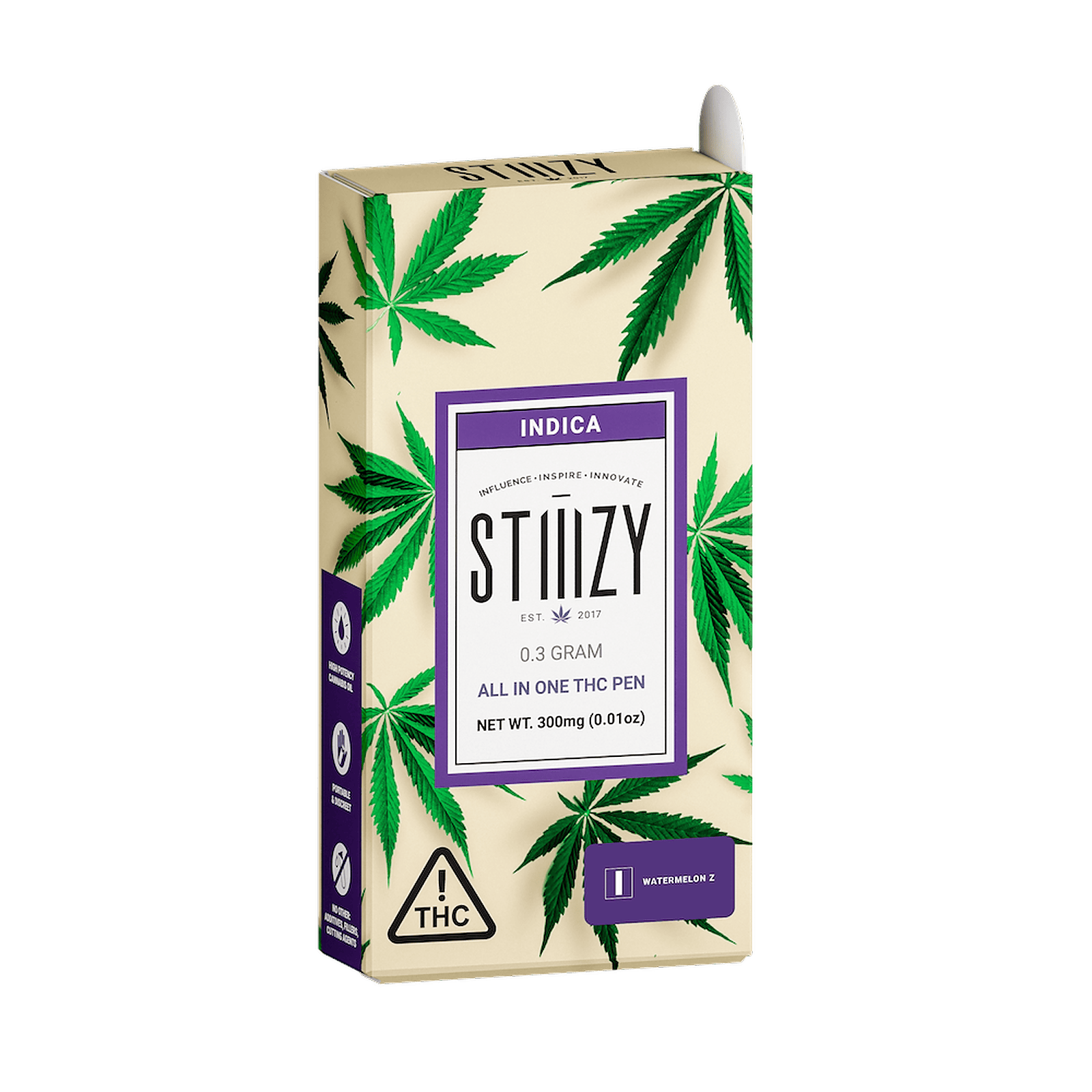 STIIIZY WATERMELON Z ALLINONE .3G THC PEN Leafly