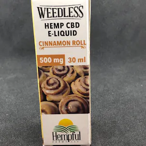 Photo of Cinnamon Roll weedleSs. 500mg liquid vape juice