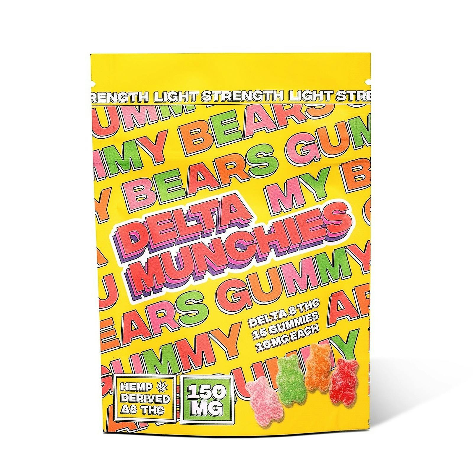 Delta Munchies Delta 8 Gummy Bear Gummies 150mg 450mg Delta 8 Edibles Leafly