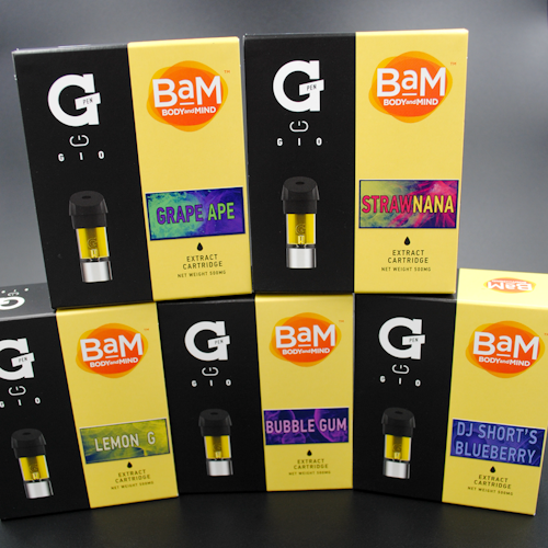 BaM Body and Mind GPen Gio Distillate Extract Cartridges Leafly